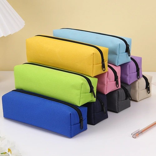 Portable large pencil case zip - case,