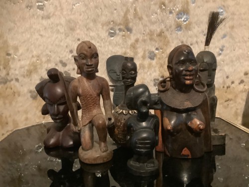 Antique african masks tribal - antique, masks,