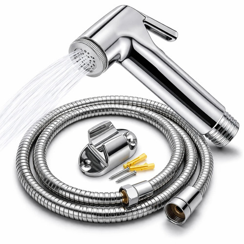 Chrome muslim shower head and - chrome,