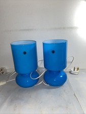 Vintage IKEA Lytka Blue Glass