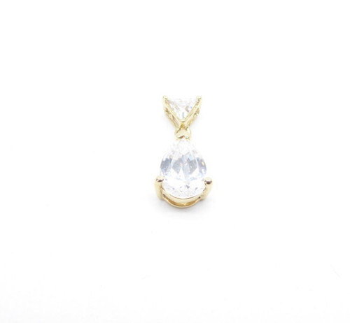 14ct gold pendant white - pendant, stone