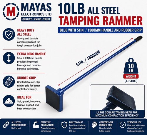 Steel forged tamper tamping - steel,