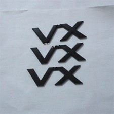 3x Black VX Glossy Plastic