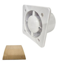 Turbo 100mm Brushed Brass Extractor Fan with Timer – Luxury Bathroom Ventilation