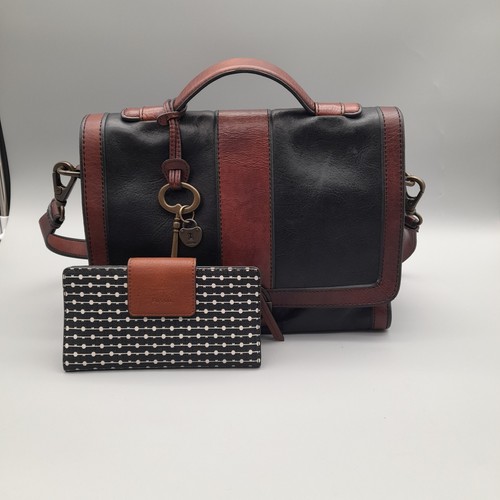 Fossil leather messenger - fossil,