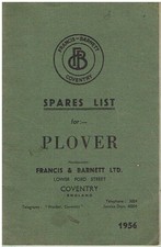 FRANCIS BARNETT PLOVER