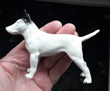 BULL TERRIER PORCELAIN ORNAMENT BULL TERRIER DOG MODEL