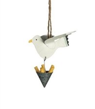 Shoeless Joe Seaside Decor Nautical Miniature Gifts Seagulls, Puffins, Sardines