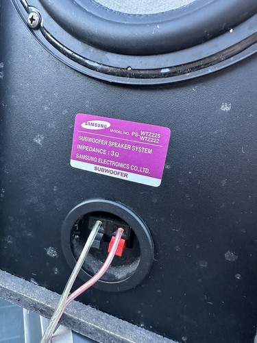 Samsung wtz225 subwoofer 3 - samsung, subwoofer,