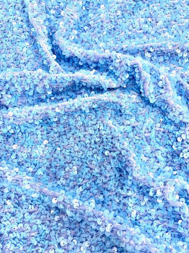Stephanie light blue sequins - stephanie,