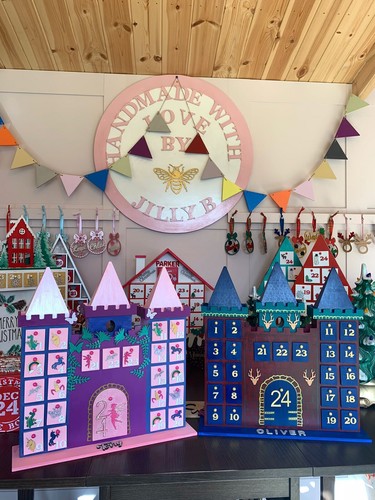 Handmade wooden advent - handmade,