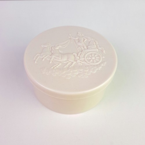 Vintage powder puff box 2 - powder,