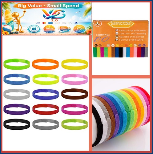 Color puppy collars soft - color,