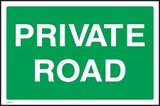 Private Road  Sign or Sticker