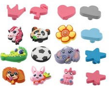 KIDS Door Knobs Childrens Football Animal Handles Cupboard Drawer Cabinet Cute