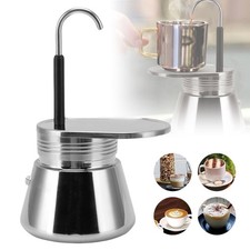 Coffee Espresso Maker Italian Cafe Vintage Cafe Latte Cappuccino Stovetop New