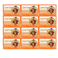 (12) Beauty Bars Carrot Complexion Soap Skin Tone Improvement w/ Carrot Oil 125g
