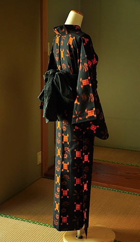 Vintage japanese kimono - japanese,