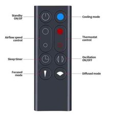 Remote Control for Dyson AM09 966538-04 Hot+Cool Fan Heater + Battery