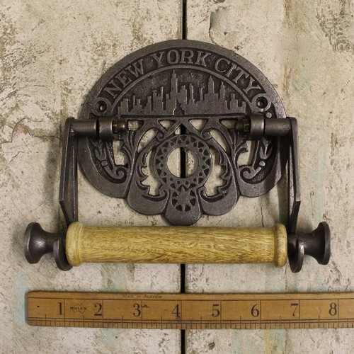 Cast iron toilet roll holder - iron,