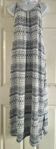 Handmade white blue ethnic - white,