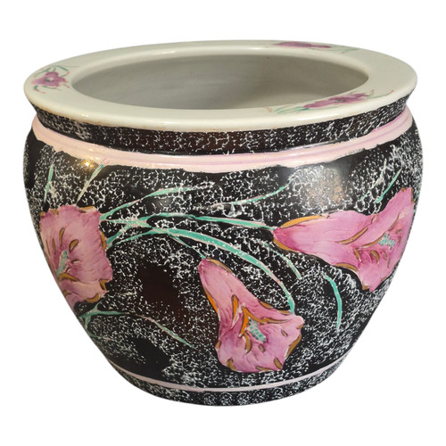 Vintage asian floral pink - floral,
