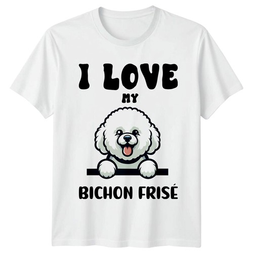 Love bichon frise - frise, t-shirt