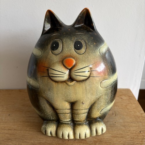 Large ceramic cat shaped - ceramic,