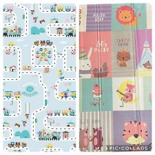 2 Sided Educational Extra Large Thick Baby Play Mat Kids Crawling Soft Foam 2-1