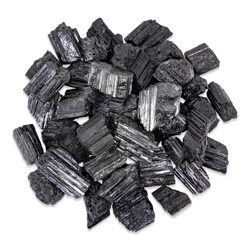 Black tourmaline rough natural - tourmaline,
