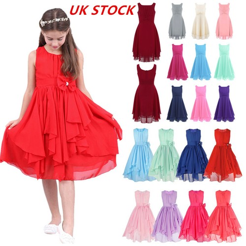 Kids girls chiffon dress - chiffon,