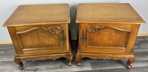 Pair bedside tables vintage - pair,