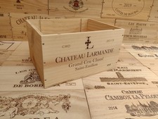 Wooden Wine Box Crate ~ Small