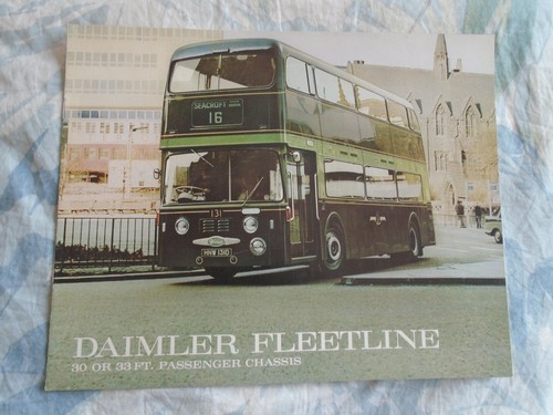 Daimler fleetline bus - fleetline, brochure