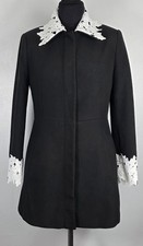 Zara Coat Size S Black W/White