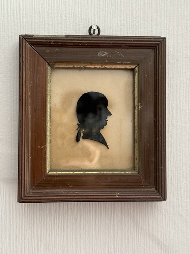 Antique georgian reverse glass - georgian,