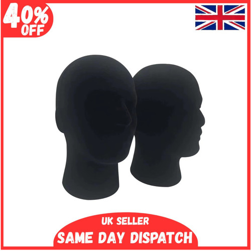 1pc male foam mannequin - male, head