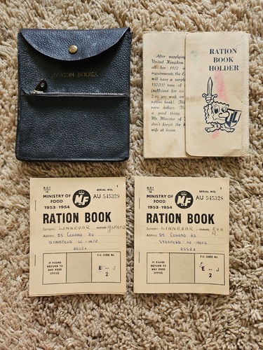 1953 ration book - 1953-54,