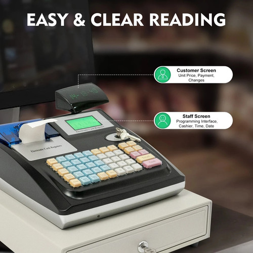Electronic cash register shop - electronic,