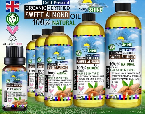 Sweet almond oil organic - oil, cold