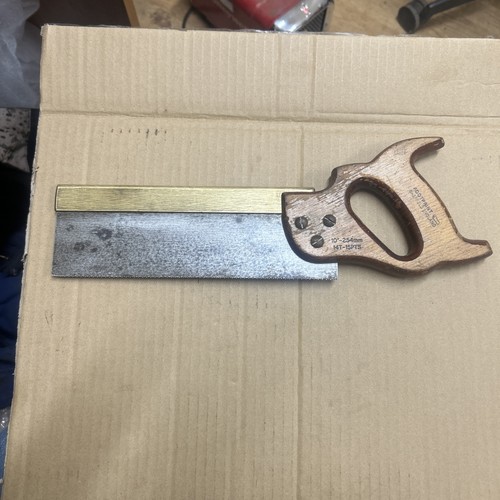 Footprint tenon saw - saw, brass