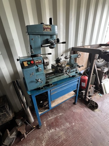 Clarke metalworker lathe with - metalworker,