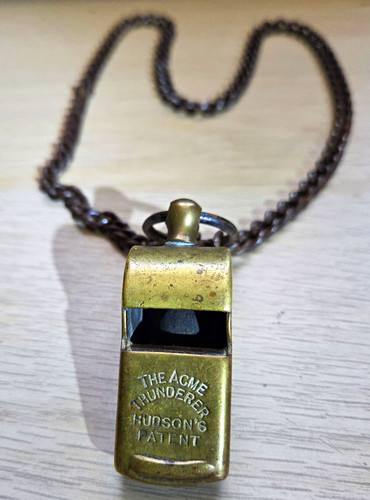 Acme thunderer hudson patent - hudson's,