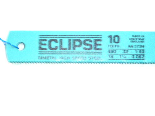 Eclipse power hacksaw - eclipse, blades