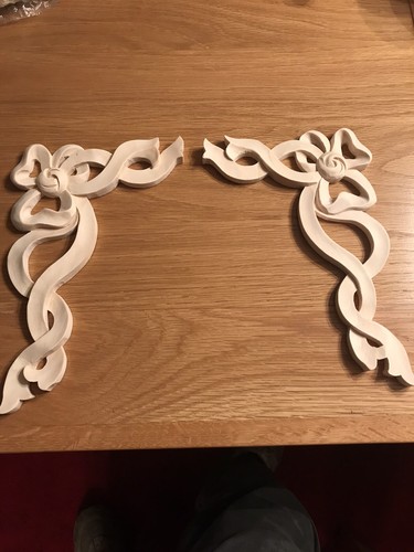 Wooden carved ornate corner - ornate,