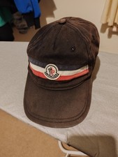 Moncler Baseball Cap, Black Denim