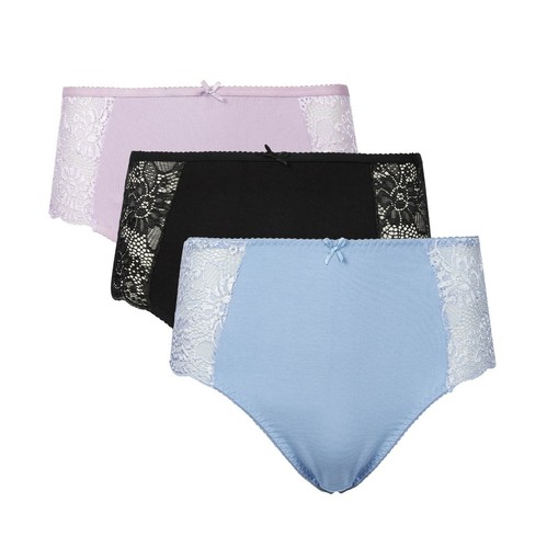 Womens midi briefs - briefs, cotton