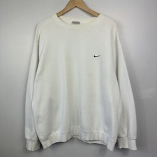 Vintage 90s Nike Sweatshirt Jumper, Made in USA Silver Tag, Rare, Mens Large