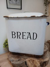 An English Enamel Bread Bin