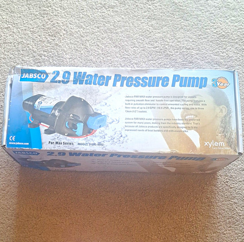 Jabsco water pressure pump - water,